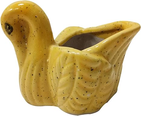 Amazon Co Jp 花瓶白鳥形セラミック手作りデザイナー花瓶 安い ディスカウント価格ポットプランターホームインテリア クルジャ陶器 ホーム キッチン