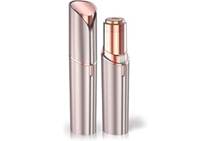 7D24HCARE Facial Hair Removal for Women, Portable Lady Shaver, Rechargeable Painless Hair Remover for Face, Upper Lips, Chin, Peach Fuzz-Model A