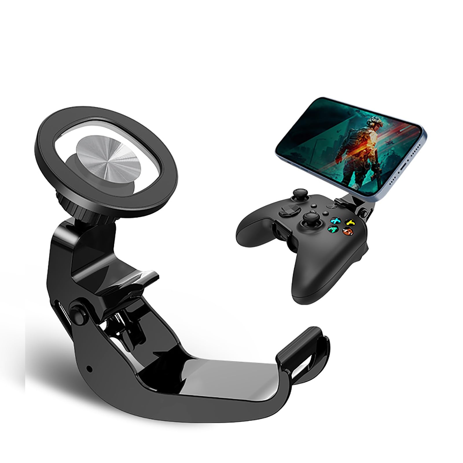 Photo 1 of NBCP Xbox Controller Phone Mount - Gaming Phone Holder,MagSafe phone mount Magnetic for Xbox One & Xbox Series X|S Controllers