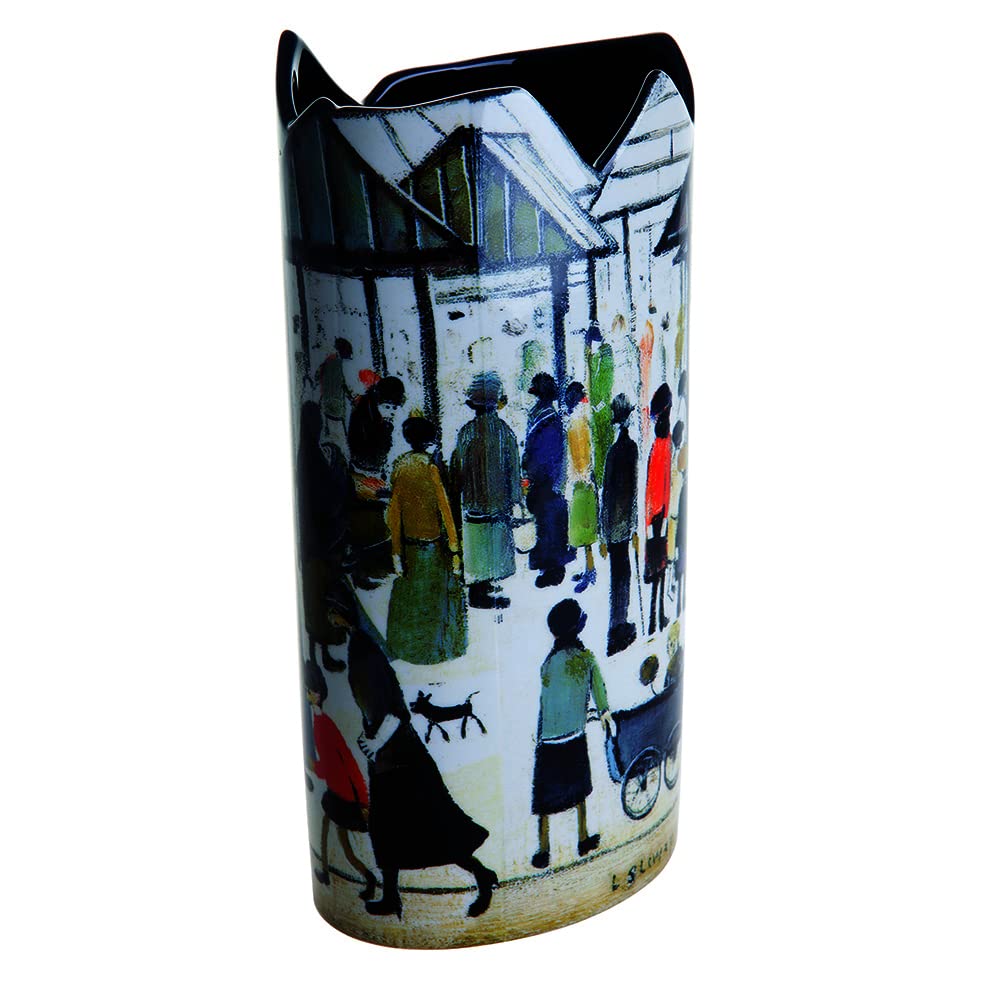 John Beswick Market Scene Vase, Multicoloured, 220mm (h), SDA027