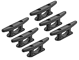 SEAFLO 8" Boat Cleat Black Nylon Dock Cleat Kayak