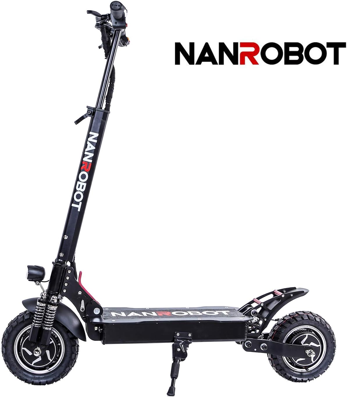 NANROBOT D4+ 2.0 High Speed Electric Scooter-10 inch Tires,2000W Motor Power Allow for of 40 MPH Speed,45 Miles Long Range and 330lb Load