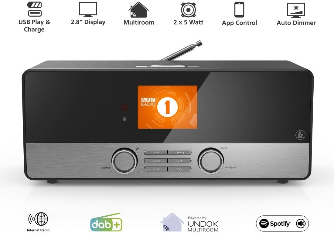 Hama Digitalradio DIR3100MS (WLAN/LAN/DAB+/FM)