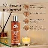 Ayumi Muscle Body Massage Oil Ginger Eucalyptus Skin Relaxation 250ml view 6