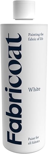 Fabricoat Fabric Paint White 250ml – Colour Restore on Fabric