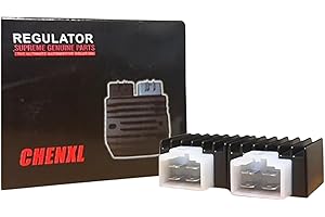 Chenxl 2 Pack Half Wave Voltage Regulator Rectifier 4 Pin for Tao Tao ATA-110 DATA135 125 Coolster 110CC ATV 3050B 3050B-2 Roketa Kazuma Meerkat 50cc Falcon 90cc ATV Quad Howhit 150cc Go Kart