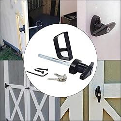 StartFine T-Handle Lock kit Shed Door Lock with 3