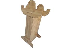 Hivista Traditional recurve Composite Solid Wood Bow and Arrow Stand, Floor-Standing Vertical Exhibition, Archery Hall, Amusement Park Special Bow Stand, Antique Quiver