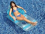 Swimline Deluxe Lounge Chair Colors May Vary (Pink or Blue)