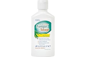 PediFix FungaSoap Tea Tree Cleansing Wash – Antifungal Body Wash & Foot Soap – All-Natural Tea Tree Oil Cleanser for Athlete’s Foot, Ringworm, Jock Itch, Body Odor & Fungus - 6 fl. oz