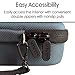 Vive Precision Stethoscope Hard Case - Protective Carry Cover with Handle - Travel Holder for Sphygmomanometer - Fits 3M Littmann Classic III, Lightweight II S.E, MDF Acoustica Deluxe