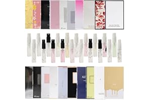 DIRSTIC 20 Piece Designer Fragrance Samples, Women's Designer Fragrance Sampler Collection, Luxury High-End Perfume Vials for Women, Mini Perfume Samples Gift for Girlfriend, Wife, or Mother-20 Random Samples