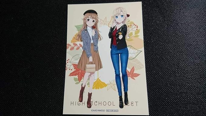 Amazon 劇場版ハイスクール フリート ココ ミーナの 仁義なき 紅葉狩り描き下ろしイラスト 紅葉狩りver 購入特典ブロマイド A アイドル 芸能人グッズ 通販