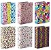 Kittrich BSJ-45106-12BJ Stretchable Book Covers, 6 Pack, Assorted Prints