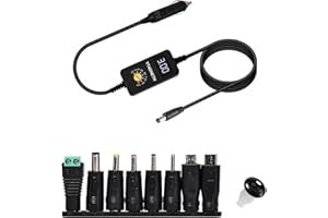 Car Charger Adapter with LED Display DC 3V 4.5V 5V 6V 7.5V 9V 12V Adjustable Voltage Universal Auto Cigarette Lighter Male Pl