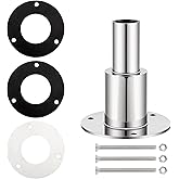 Diesel Heater Accessories, 24mm Stainless Steel Diesel Heater Exhaust Port, Thru Hull Tube for Diesel Heater, Truck, Boats, C