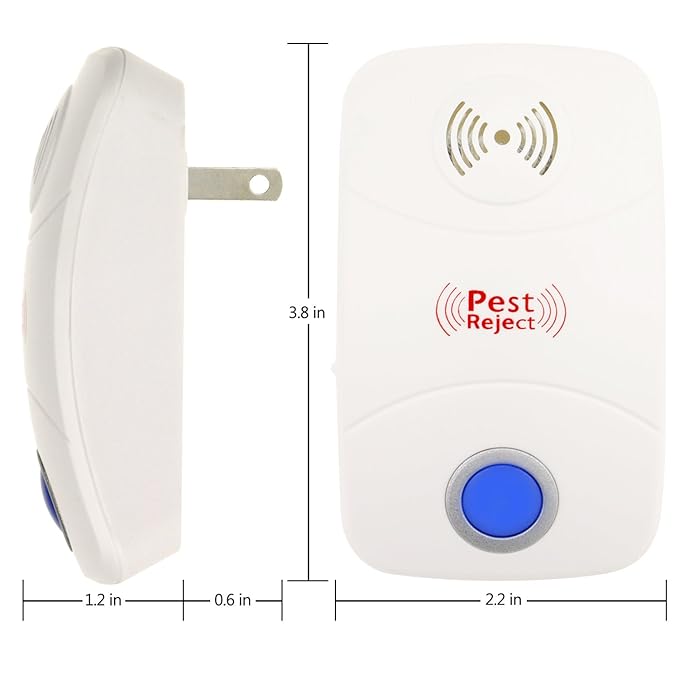 JamBer Repelente de plagas ultrasónico versión actualizada Eco no ...