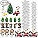 Great Deal 39PCS Christmas Miniature Ornament Kit DIY Fairy Garden Dollhouse