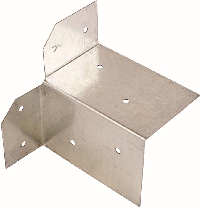 100mm 4'' No.475 Arris Rail Repair Brackets for 75mm (3'') Timber 1 Each GALVANISED FINISH