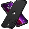 ORETECH for iPhone 13 Pro Max Case, with [2 x Screen Protectors] [15 Ft Military Grade Drop Test] [Camera Protection] 360° Shockproof Slim Thin Phone Case for iPhone 13 Pro Max Cover 6.7" - Black