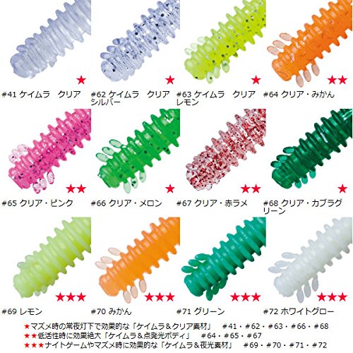 メジャークラフト ワーム ふぉーる虫 PW-MUSHI 1.6の商品画像