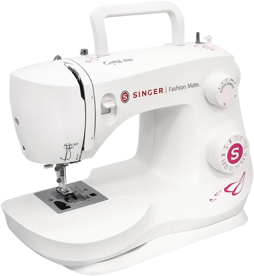 Singer 3333 Fashion Mate Sewing Machine, White, White, Black, 41 x 17 x 30 cm - Image 3