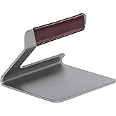 Made In Cookware - Stainless Steel Grill Press - Removable Leather Handle Cover - Crafted in Sweden