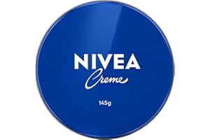 NIVEA Creme Hidratante Lata 145g, Hidratação Profunda 24h, Corporal, Uso Diário, Multibenefícios, Todas as Peles