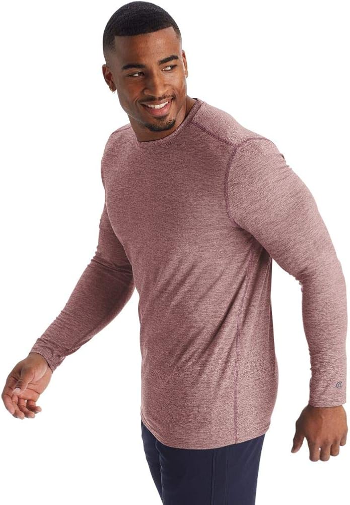 C9 Champion Men's Long Sleeve Tech Tee at  Men’s Clothing store
