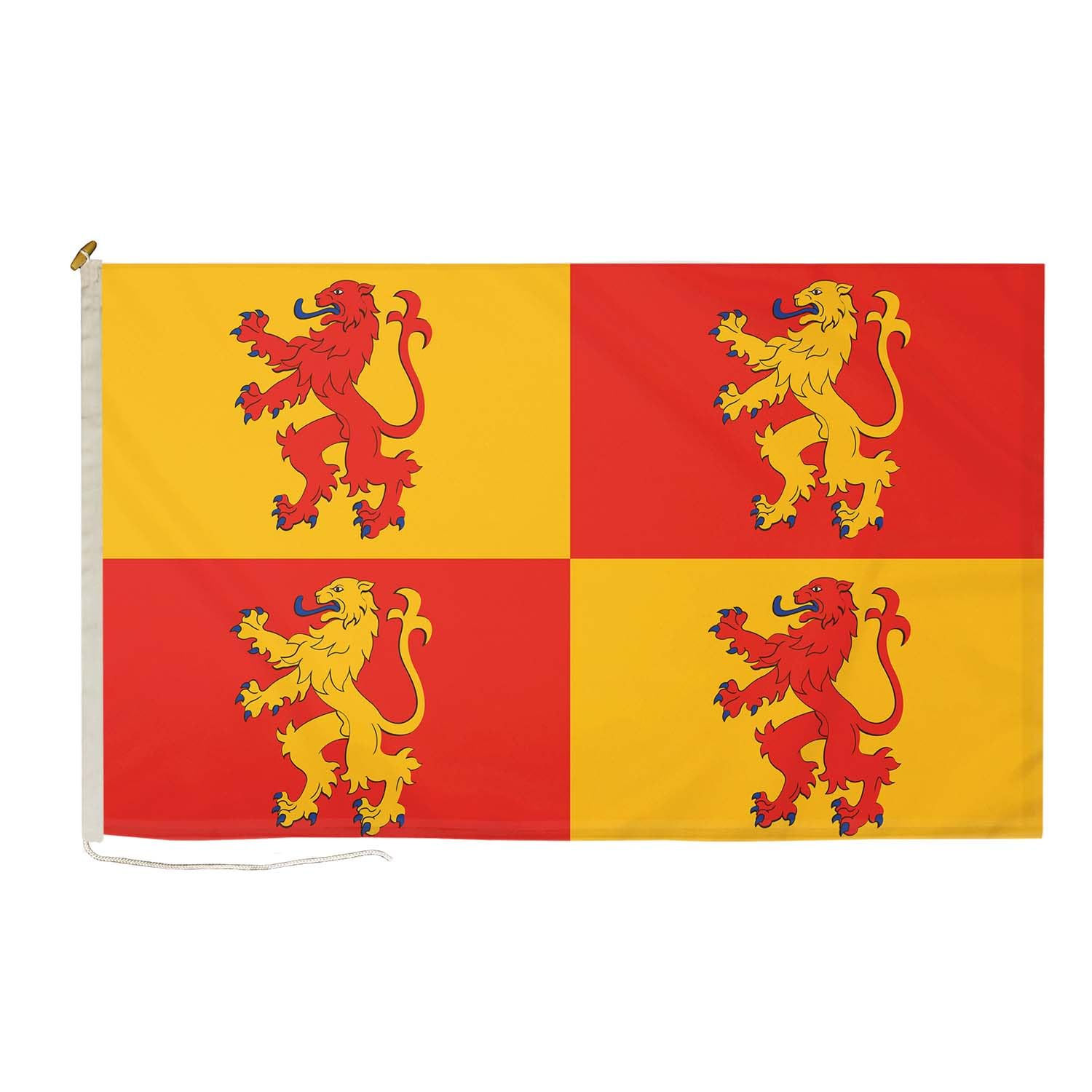 DuraFlag Owain Glyn Dwr 5ft x 3ft with Rope and Toggled - Premium Quality 5x3 Welsh Flags — image 1