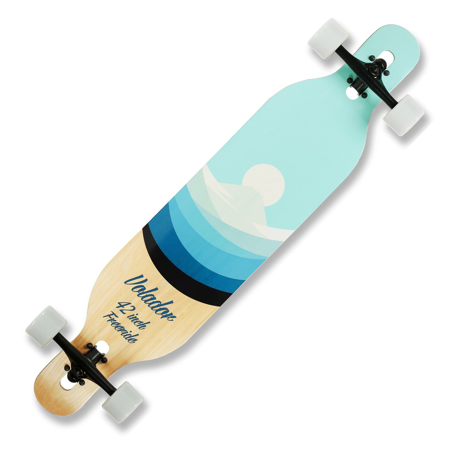 VOLADOR 42inch freeride longboard complete cruiser ( drop through deck