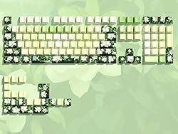 dagaladoo Shine Through keycap Set,Double Shot PBT
