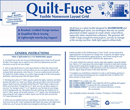 Quilt-Fuse HTC3240-1 - 48 inches wide, interlining / interfacing sold by the yard - Thumbnail 2