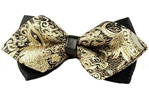 Flairs New York Gentleman's Diamond Pointed Pre-Tied Bow Tie