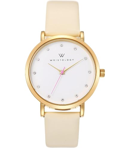 Amazon.com: WRISTOLOGY Large face Roman Numerals Rose Gold 
