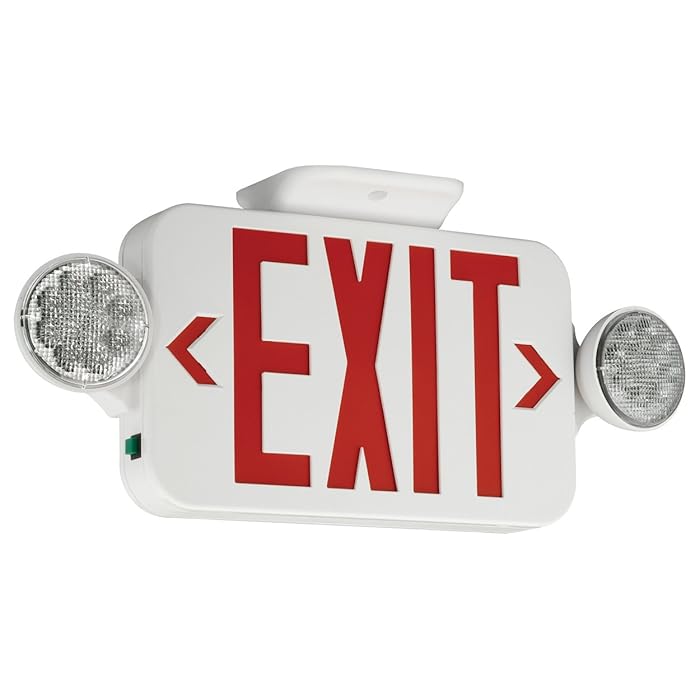 Buy Hubbell Lighting CCRRC Emergency Exit Sign, Remote Compatible