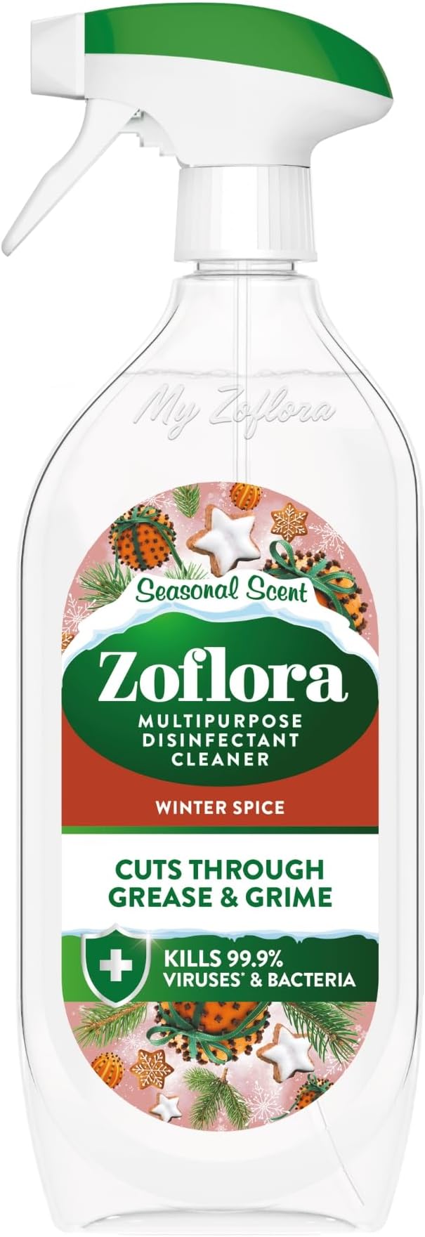 Zoflora Winter Spice Disinfectant Spray 800ml Antibacterial Multi-Surface