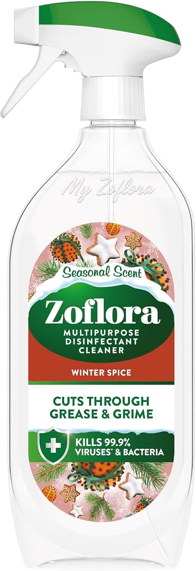 Zoflora Winter Spice Disinfectant Spray 800ml Antibacterial Multi-Surface