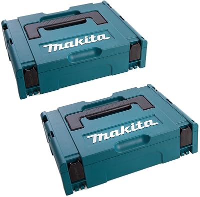 Makita 821549-5 MAKPAC Stacking Connector Tool Case 396x296x105mm 2 Pack