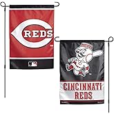 Wincraft MLB Cincinnati Reds 12x18 Garden Style 2 Sided Flag, One Size, Team Color