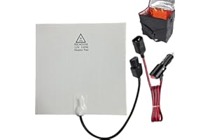 RICHOOSE Electric Heated Pad for Delivery Pizza Bag, 12V 150W Food Warmer, Portable Heat Pad with Car Power Plug, Built-in Thermostat 176, Perfect for Deliveriers of Uber Eats, DoorDash, Grubhub