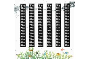 15 Pcs Temperature Strip Sticker,Aquarium Thermometer Strips,Digital Temperature Sticker Thermometer Strip,Fish Tank Thermome