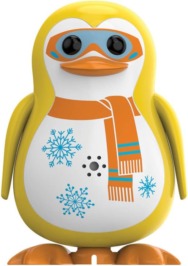 Digi Penguins - Whistling, Singing, & Dancing Robotic DigiPenguin Toy - With 55 Songs & Honks! (Yellow)