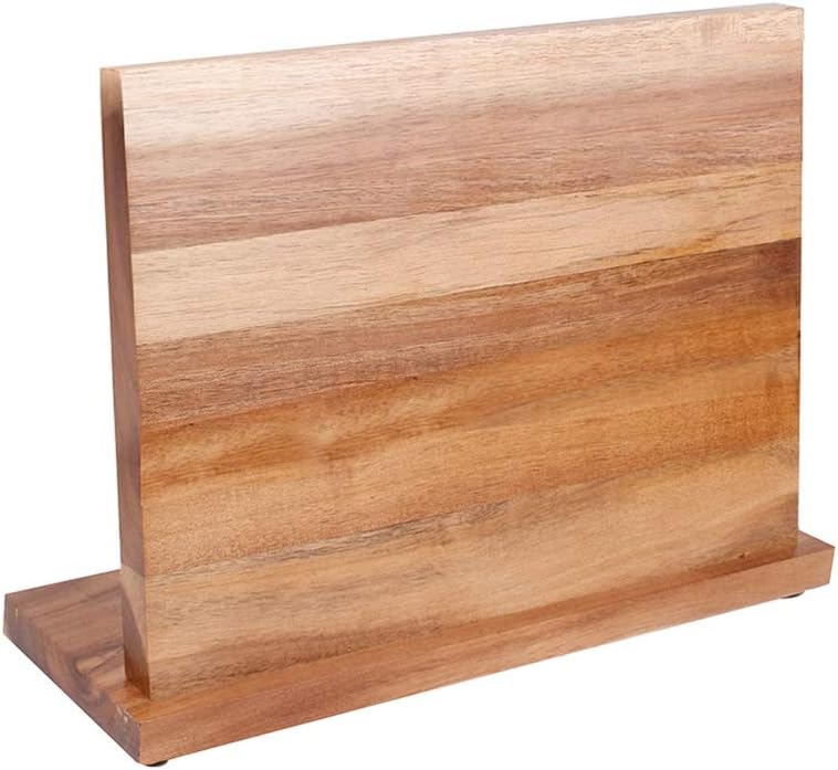SovelyBoFan Durable Space Saving Practical Wood Magnetic Knife Holder Knife Stand Storage Organizer For Kitchen Home Resturant