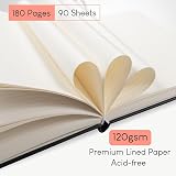 ISLAND A5 Lined Notebook Hardback 180 Pages 120gsm paw view 5