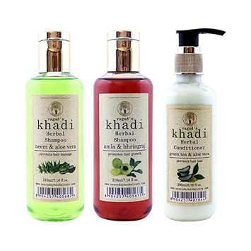 Vagad's Khadi Combo Shampoo + Conditioner 620 ml Pack of 3