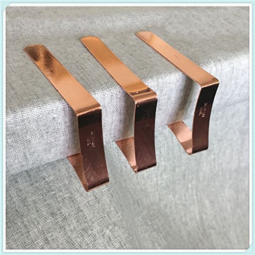 image for YouTensils 12 Strong Stainless Steel Tablecloth Clips (1.5