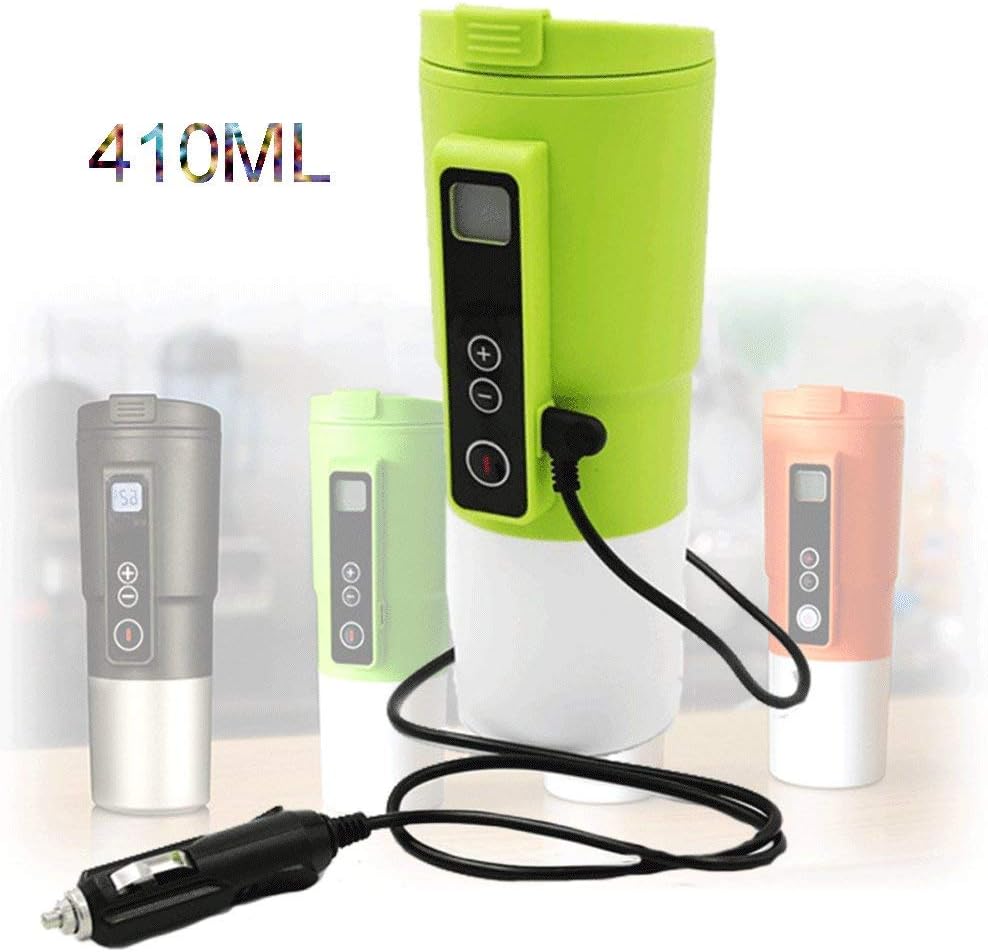 TERMALY Water Heating Cup for Car,Car Cooling Heating Cup,Heating Cup,12V car Intelligent Temperature Control Cup, car Heating Cup, Tea Warm Milk Electric Cup,Multi-Function Heating Cup, Kettle,B