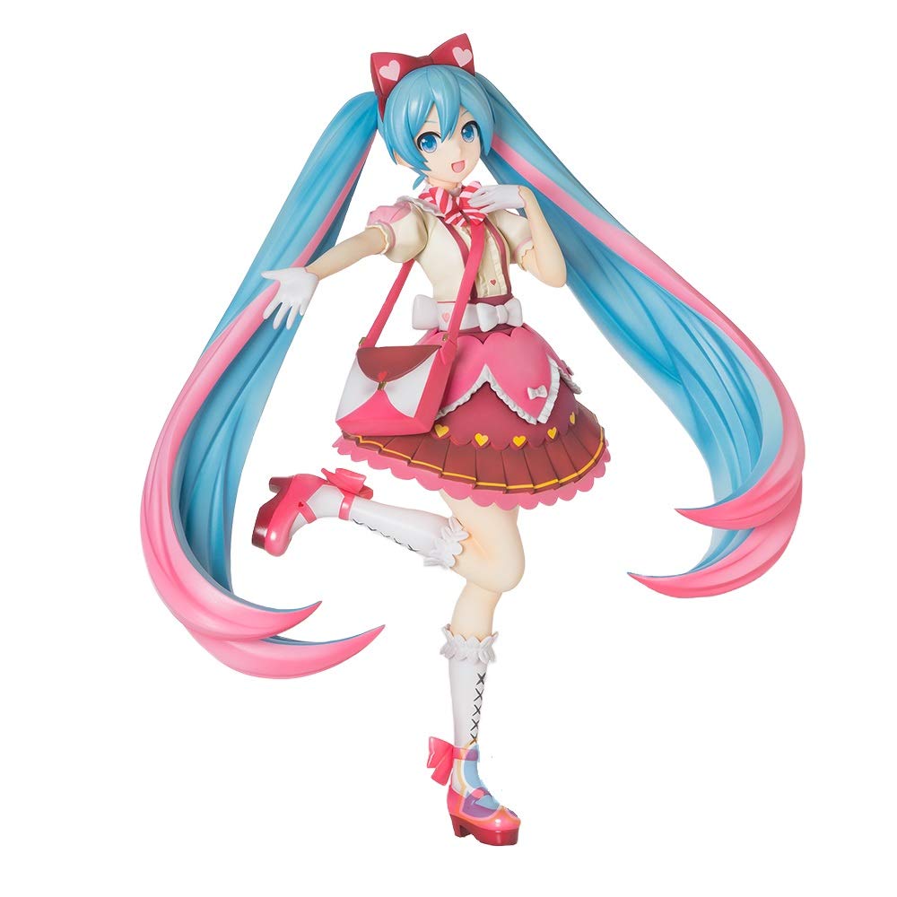 sega Hatsune Miku series Hatsune Miku ribbon Heart super-premium Figure Figurine 22cm