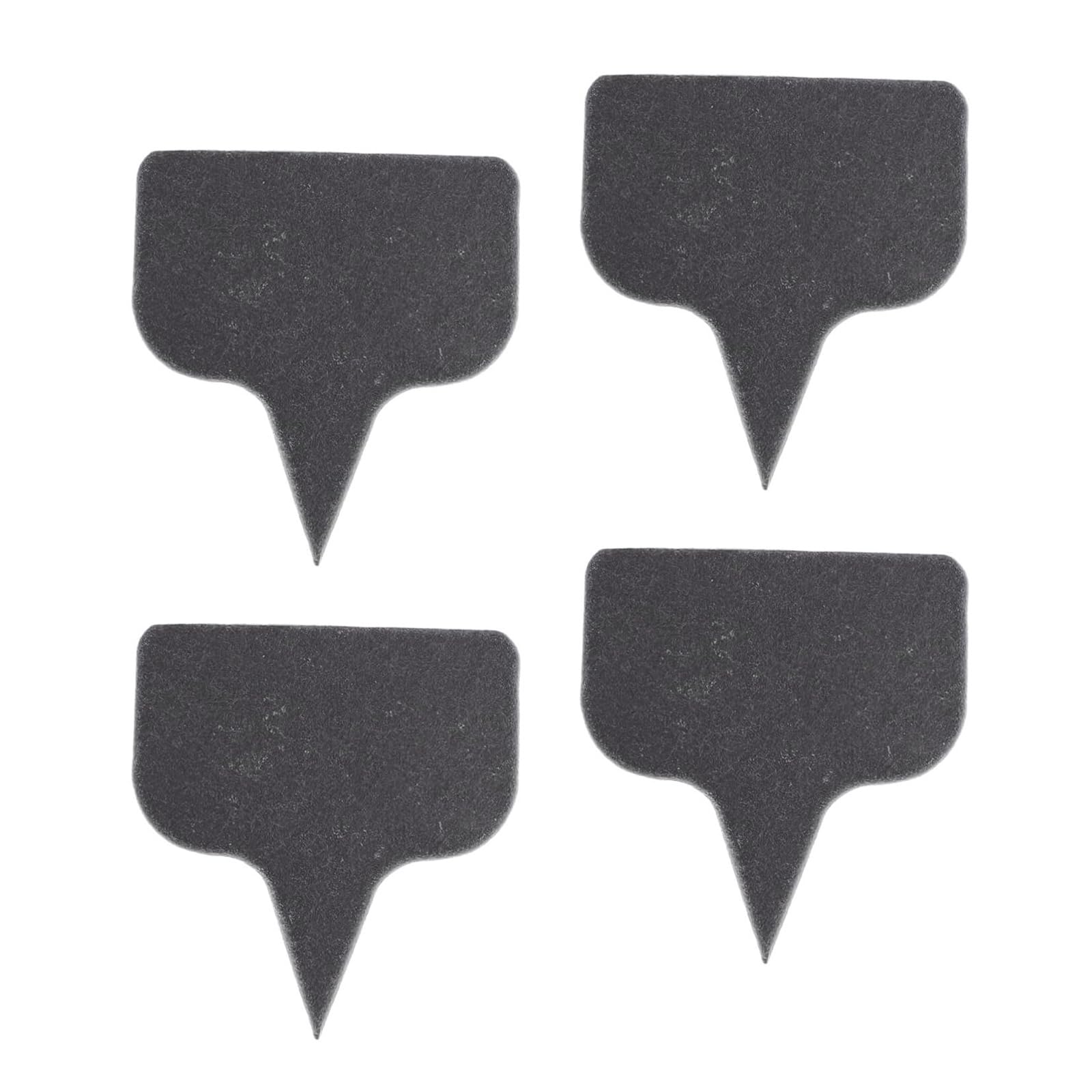 Slate Cheese Marker Set - 4 Decorative Toothpick Flags, Black Cheese Labels - Ideal for Cheese Platters, Appetizers and Plant Labels